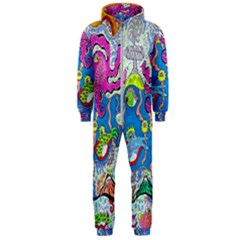 Supersonic Volcanic Fish Sonar Submarine Hooded Jumpsuit (men)  by chellerayartisans