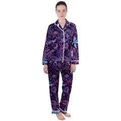 Stamping Satin Long Sleeve Pyjamas Set by Sobalvarro