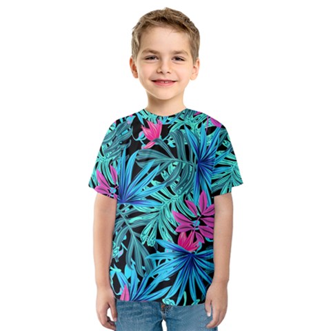 Leaves  Kids  Sport Mesh Tee by Sobalvarro