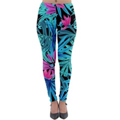 Leaves  Lightweight Velour Leggings by Sobalvarro