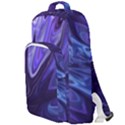 Deep Space Stars Blue Purple Double Compartment Backpack View1