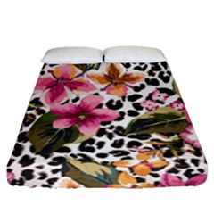 Seamless Flower Patterns Vector 03 Fitted Sheet (queen Size) by Sobalvarro