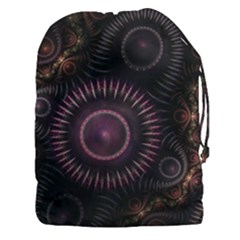 Fractal Gears Steampunk Gearwheel Drawstring Pouch (xxxl) by Pakrebo