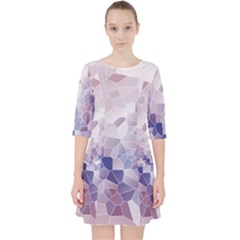 Americana Abstract Graphic Mosaic Pocket Dress by Pakrebo