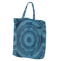 Technology Background Binary Giant Grocery Tote by Pakrebo