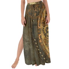 Noble Steampunk Clockwork Maxi Chiffon Tie-up Sarong by FantasyWorld7
