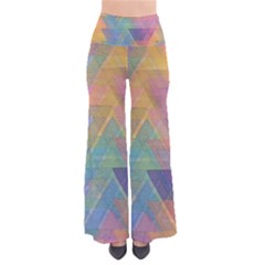 Triangle Pattern Mosaic Shape So Vintage Palazzo Pants by Pakrebo