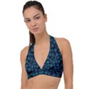 Background Abstract Textile Design Halter Plunge Bikini Top View1