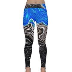 Paint Acrylic Paint Art Colorful Classic Yoga Leggings by Pakrebo