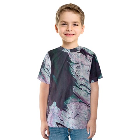 Color Acrylic Paint Art Painting Kids  Sport Mesh Tee by Pakrebo