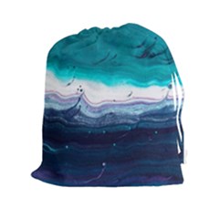 Color Acrylic Paint Art Painting Drawstring Pouch (xxl) by Pakrebo