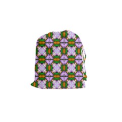Seamless Wallpaper Digital Drawstring Pouch (small) by Pakrebo