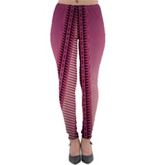 Background Pink Pattern Lightweight Velour Leggings by Pakrebo