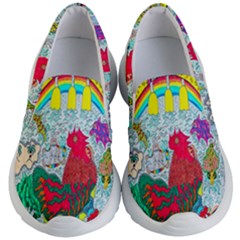 Supersonic Key West Gypsy Blast Kids  Lightweight Slip Ons by chellerayartisans