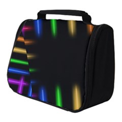 Neon Light Abstract Pattern Full Print Travel Pouch (small) by Mariart