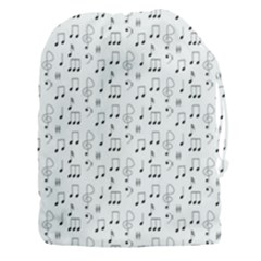Music Notes Background Drawstring Pouch (xxxl) by Bajindul