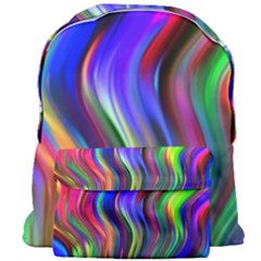 Lines Swinging Plasma Cross Giant Full Print Backpack by Bajindul
