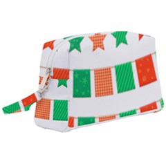 Christmas Bunting Banners Tasse Wristlet Pouch Bag (large) by Bajindul