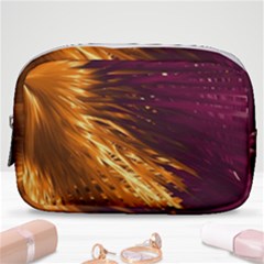 Lines Curlicue Fantasy Colorful Make Up Pouch (small) by Bajindul