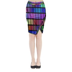 Resolve Art Pattern Midi Wrap Pencil Skirt by HermanTelo