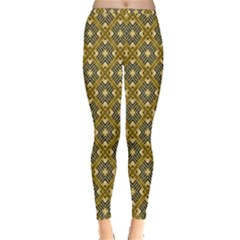 Digital Art Art Artwork Abstract Texture Inside Out Leggings by Pakrebo