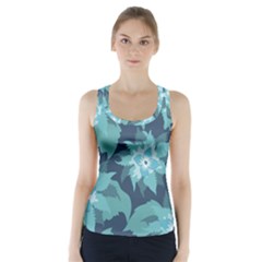 Graphic Design Wallpaper Abstract Racer Back Sports Top by Pakrebo