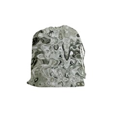 Abstract Stone Texture Drawstring Pouch (medium) by Bajindul