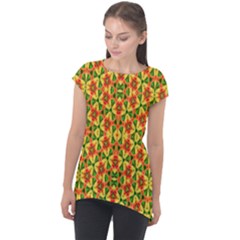 Ml-c-4-5 Cap Sleeve High Low Top by ArtworkByPatrick