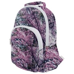 Ohio Redbud Rounded Multi Pocket Backpack by Riverwoman