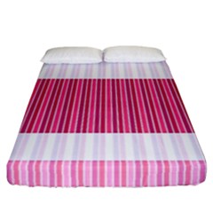 Fabric Geometric Texture Fitted Sheet (california King Size) by Bajindul
