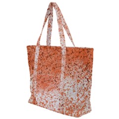 Scrapbook Orange Shades Zip Up Canvas Bag by HermanTelo