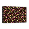 Flowers Roses Brown Deluxe Canvas 18  x 12  (Stretched) View1
