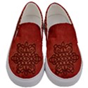 Elegant Decorative Celtic Knot Men s Canvas Slip Ons View1