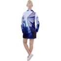 Abstract Architectural Design Architecture Building Women s Long Sleeve Casual Dress View2
