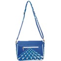 Art Building Pattern Abstract Shoulder Bag with Back Zipper View3