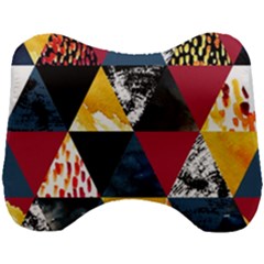 Triangles Head Support Cushion by Sobalvarro