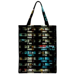 Architectural Design Architecture Building Cityscape Zipper Classic Tote Bag by Pakrebo