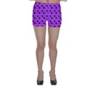 Purple Eyes Skinny Shorts View1