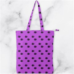Purple Eyes Double Zip Up Tote Bag by snowwhitegirl