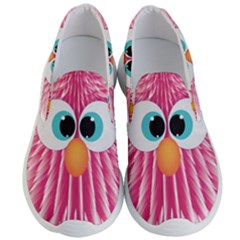 Bird Fluffy Animal Cute Feather Pink Men s Lightweight Slip Ons by Sudhe