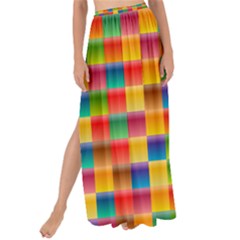 Background Colorful Abstract Maxi Chiffon Tie-up Sarong by Simbadda