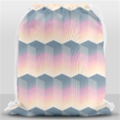 Seamless Pattern Background Block Drawstring Bag (large) by Simbadda