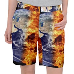 Earth World Globe Universe Space Pocket Shorts by Simbadda