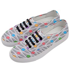 Seamless Pattern Background Abstract Women s Classic Low Top Sneakers by Simbadda