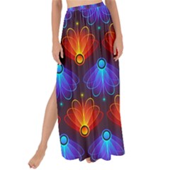 Background Colorful Abstract Maxi Chiffon Tie-up Sarong by Simbadda