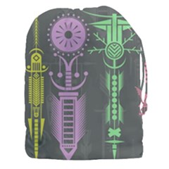 Background Non Seamless Pattern Drawstring Pouch (xxxl) by Simbadda