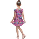 Illustration Reason Leaves Design Kids  Cap Sleeve Dress View2