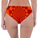 Fractal Artwork Abstract Background Orange Reversible Classic Bikini Bottoms View4