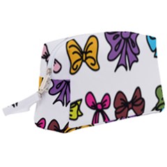 Bows Cartoon Ribbon Wristlet Pouch Bag (large) by Bajindul