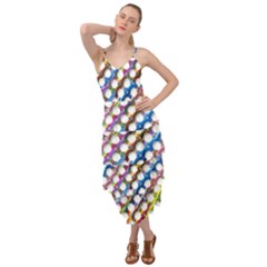 Rings Geometric Circles Random Layered Bottom Dress by HermanTelo